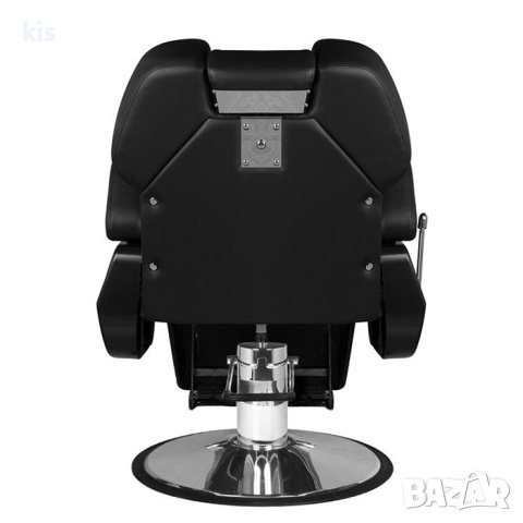 Бръснарски стол Hair System New York в черен цвят, снимка 5 - Бръснарски столове - 42112244