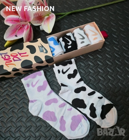 Дамски Чорапи -6бр- в Кутия ✨ Nike ✨ Karl LAGERFELD ✨ Calvin Klein ✨, снимка 6 - Дамски чорапи - 51642199