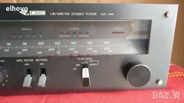 Стерео тунер Emerson Teti 7800L, снимка 3 - Ресийвъри, усилватели, смесителни пултове - 38941990