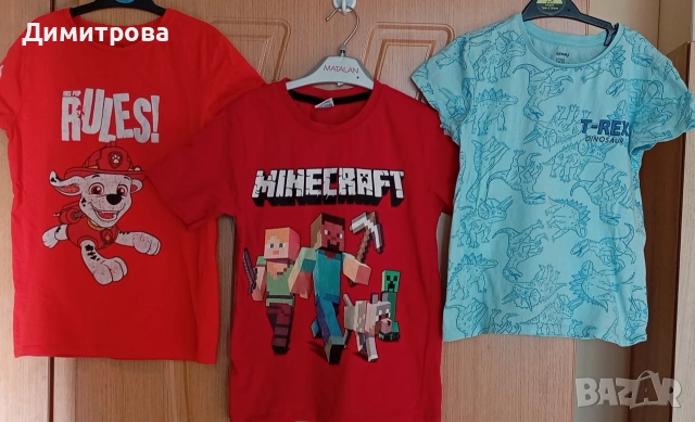 тениски размер 128см, снимка 4 - Детски тениски и потници - 53085705