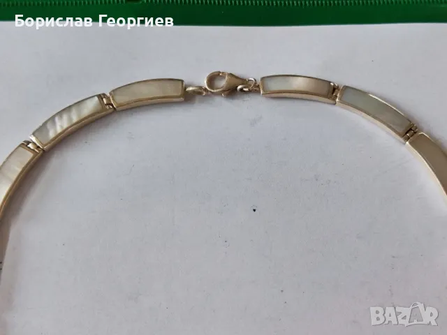 Сребърен комплект колие и гривна 925, снимка 5 - Колиета, медальони, синджири - 48038031