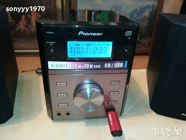 PIONEER CD USB AUX RECEIVER+SPEAKERS-GERMANY 0404221241, снимка 6 - Аудиосистеми - 36338281