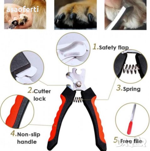  Резачка и пиличка за кучешки и котешки нокти., снимка 4 - За кучета - 39744350