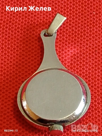 Стар механичен часовник Слава СССР тип колие за КОЛЕКЦИЯ 51854, снимка 5 - Антикварни и старинни предмети - 53493087