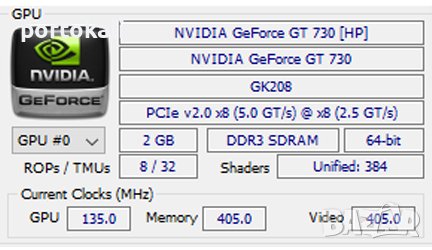 +Гаранция Видеокарта GPU видео карта NVIDIA GeForce GT 730, снимка 5 - Видеокарти - 42420713