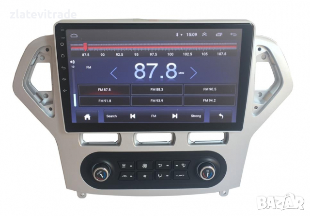 FORD MONDEO ДВУЗОНОВ КЛИМАТРОНИК 2006-2012 - 10.1'' АНДРОИД НАВИГАЦИЯ, 9337, снимка 3 - Навигация за кола - 36268150