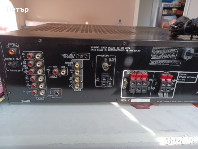 JVC RX-5030V - Ресийвър 5,1 x 100 W на канал. Яка работа. , снимка 3 - Ресийвъри, усилватели, смесителни пултове - 41496658