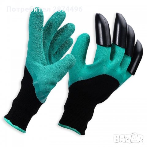 1742 Градинарски ръкавици 2 бр с нокти, снимка 2 - Други - 34659068