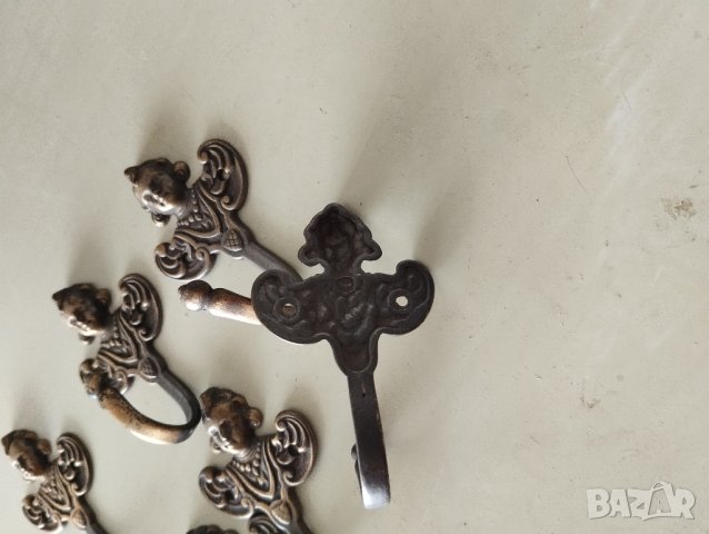 седем барокови закачалки-комплект, снимка 3 - Други ценни предмети - 41574826