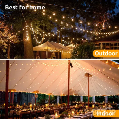 Градинско осветление  с 15  LED крушки WEDNA, снимка 7 - Други - 49963574