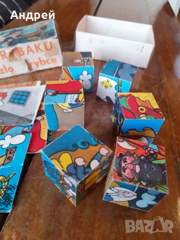 Стара детска игра с кубчета #17, снимка 6 - Други ценни предмети - 48549529