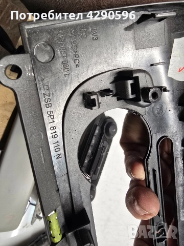 Решетка табло 5P1819110N / Seat Altea панел духалки , снимка 2 - Части - 52828445