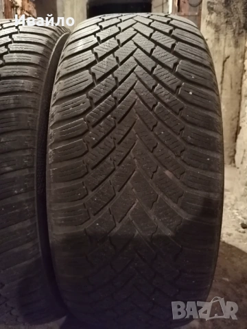 Продавам 2 броя зимни гуми 225.50.17 на 1 сезон дот 2019 Контентал , снимка 2 - Гуми и джанти - 53824531