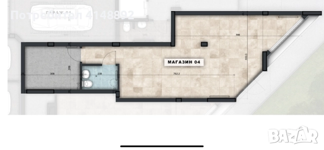 Магазин под наем, ж.к. Люлин 5, гр. София, снимка 2 - Магазини - 52927407