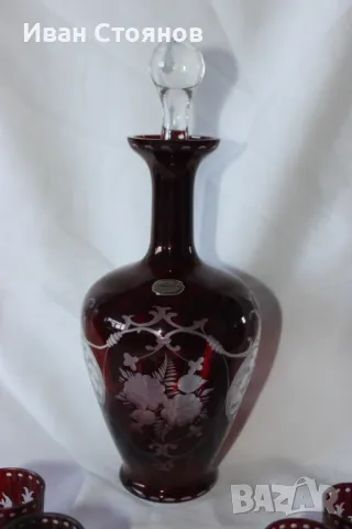 Кристален сервиз Bohemia от 7 части, снимка 4 - Сервизи - 49118506