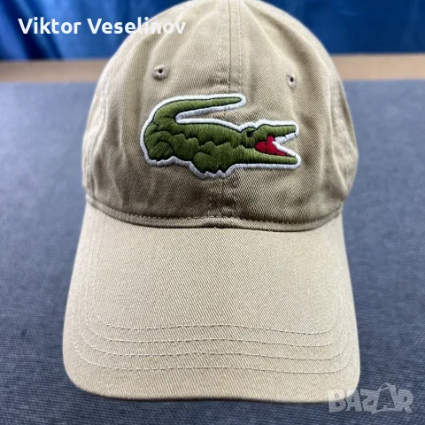 Lacoste Baseball Cap Шапка One Size Бежова Лятна, снимка 2 - Шапки - 56084749