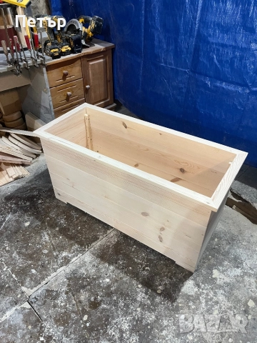 Дървени кашпи за цветя, снимка 4 - Саксии и кашпи - 47776398