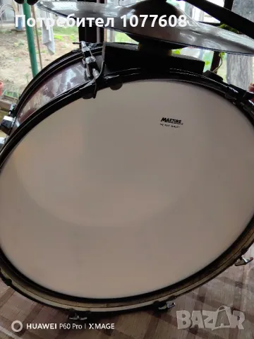 БАС КАСА/МАРШОВ БАРАБАН/ТЪПАН 22 ИНЧА С ЧИНЕЛИ И КИЯК, снимка 2 - Ударни инструменти - 49816340