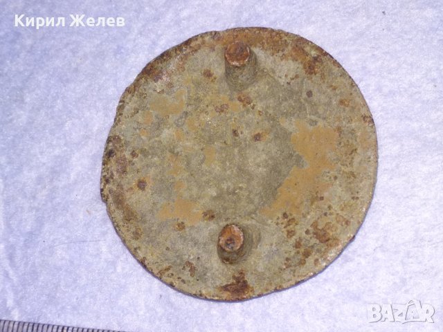 СТАРИНЕН ЕЛЕМЕНТ от УКРАСА на КОНСКА СБРУЯ ОГЛАВНИК - КОВАНО ЖЕЛЯЗО за КОЛЕКЦИЯ ВЪЗСТАНОВКИ 38622, снимка 7 - Антикварни и старинни предмети - 41638486