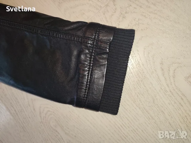 дамско кожено яке 100% кожа Promod, снимка 2 - Якета - 56272760