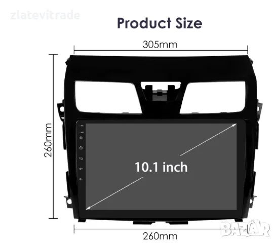 Nissan Teanal33 2013/2015/Nissan Altima 2016/2018 10''навигация/ГЛАНЦ/, снимка 6 - Навигация за кола - 48289455