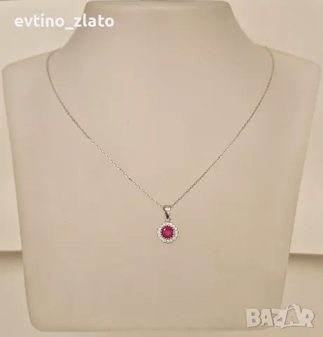 Медальони и синджири от бяло злато , снимка 3 - Колиета, медальони, синджири - 50068478