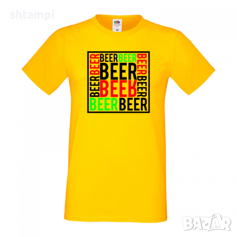 Мъжка тениска Beer Beer Beer Beer,Бира,Бирфест,Beerfest,Подарък,Изненада,Рожден Ден, снимка 8 - Тениски - 36376542