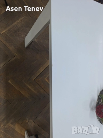 Бяла кухненска маса, снимка 2 - Маси - 52920584