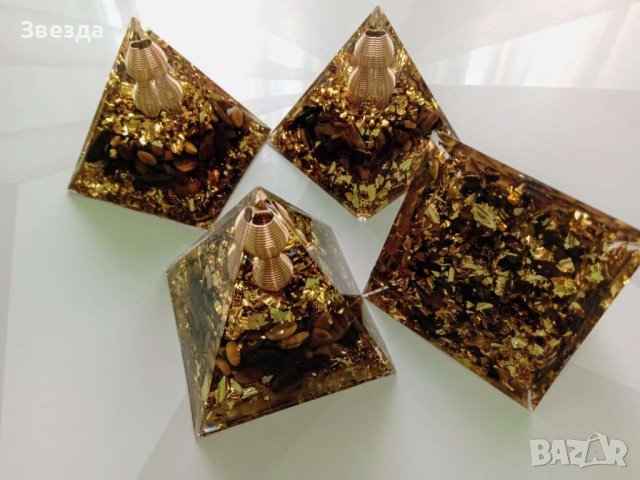  Оргонова пирамида - Генератор на енергия от естествени кристали, снимка 3 - Декорация за дома - 44476924