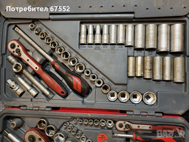 Гедоре Teng Tools TM111, 111 части, Метрични и Инчови, снимка 3 - Гедорета - 52533816