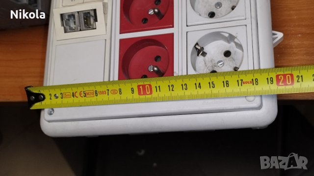 Конзоли с контакти и R&M - FTP розетки 6 и 8бр Cimabox, снимка 7 - Ключове, контакти, щепсели - 44424866