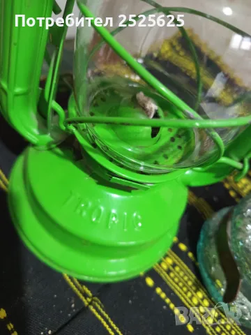 Фенер и газена лампа, снимка 2 - Декорация за дома - 49780130