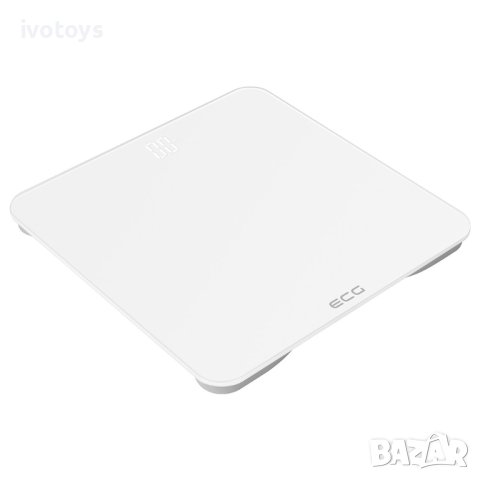Електронна везна ECG OV 1821 White, 180кг, LCD дисплей, Бял, снимка 1