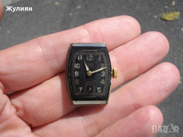 КОЛЕКЦИОНЕРСКИ ПОЗЛАТЕН ЧАСОВНИК OSCO PARAT ART DECO , снимка 6 - Антикварни и старинни предмети - 42110990