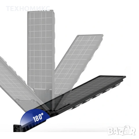 ПРОМО!!! Мощна соларна лампа с ефективно LED осветление, снимка 13 - Лед осветление - 53713950