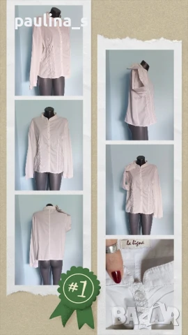 Пет различни броя / Памучна дамска риза / голям размер , снимка 5 - Ризи - 51218158