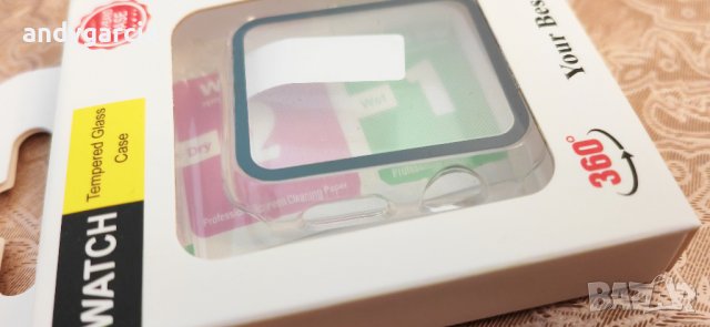 360 протектор кейс Apple Watch 1/2/3/4/5/6/7/8/SE - 42mm, само 42 милиметра версията чисто нов, снимка 3 - Фолия, протектори - 44276929