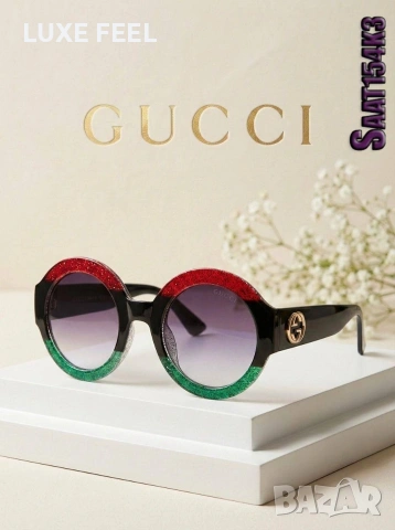 GUCCI 💎 Дамски Слънчеви Очила , снимка 5 - Слънчеви и диоптрични очила - 53729815