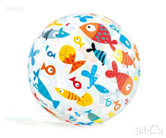 Надуваема топка INTEX Lively Print, снимка 6 - Надуваеми играчки - 41414150