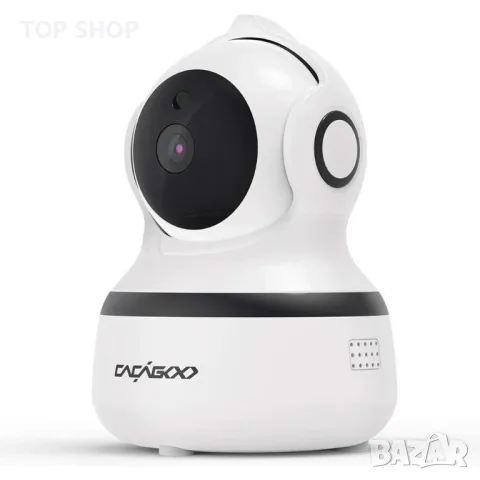 Камера за наблюдение Cacagoo S3344, Wi-Fi, Нощно виждане,1080P HD,360 градуса, Ротация,, снимка 3 - Камери - 48480685