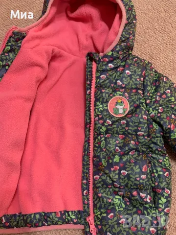 Ватирано яке с качулка Liegelind, снимка 3 - Бебешки якета и елеци - 47810185