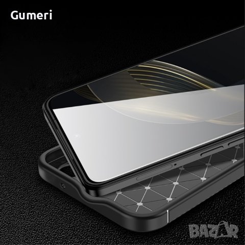 Huawei Nova 11 Противоударен Силиконов Гръб Карбон, снимка 5 - Калъфи, кейсове - 41616366