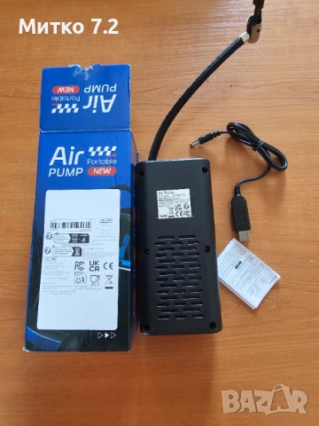 Преносима въздушна помпа за гуми за кола, снимка 2 - Друга електроника - 51217393