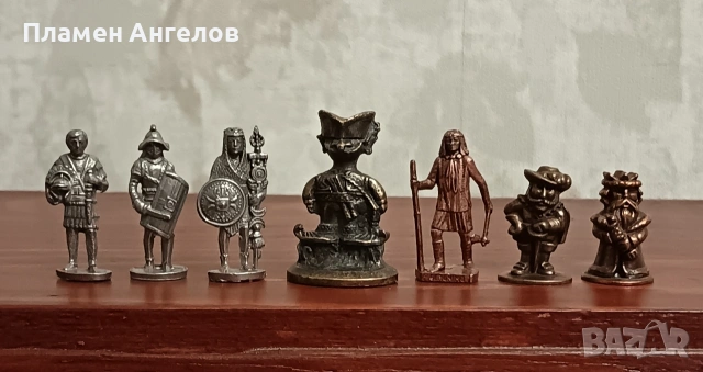 Лот, Сет от 7 броя метални фигурки 