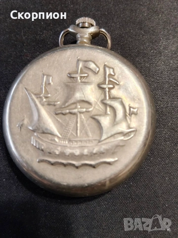 Джобен часовник - Молния - СССР - КОРАБ - Промоция, снимка 13 - Джобни - 51389541