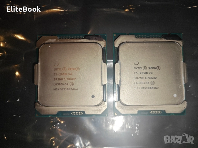 Intel Xeon E5-2650L V4 Matched pair, Intel Xeon E5-2689 v4
