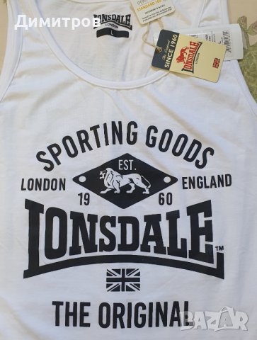 Lonsdale - T-Shirt, потник, шорти, снимка 9 - Тениски - 42432072