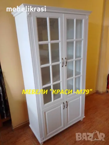 Витрина с прозрачно стъкло в Бяло. Налична!, снимка 2 - Секции и витрини - 48699677