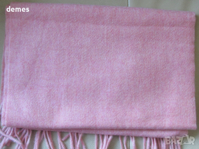  Фин шал 100% кашмир, корал, Монголия, снимка 13 - Шапки - 23745107