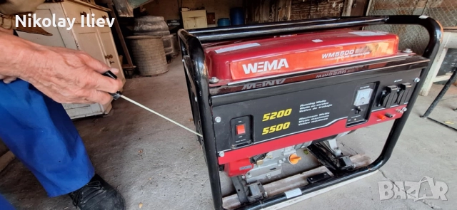 Генератор за ток 5,5 KW , бензинов , четиритактов WEIMA WM 5500, снимка 5 - Генератори - 52160568